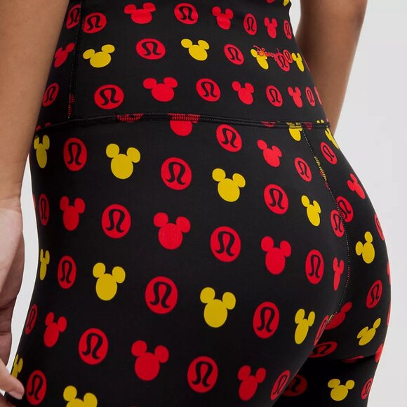 Disney X Lululemon Wunder Train High-Rise Tight 25" NWT Disney Classic Multi - Picture 4 of 7